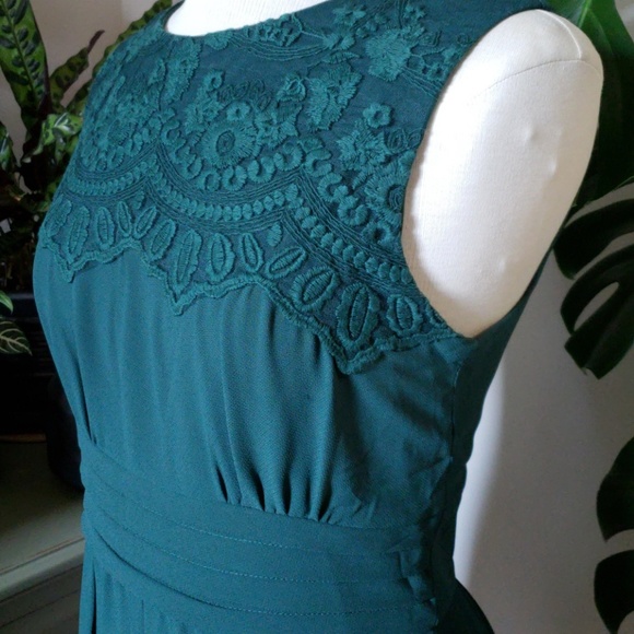 ModCloth V.I.Pleased Dress in Forest - Picture 5 of 6